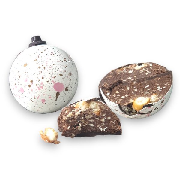 Toasted 'pop' corn Chocolate Christmas Bauble