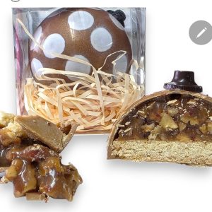 Pecan Pie Chocolate Christmas Bauble