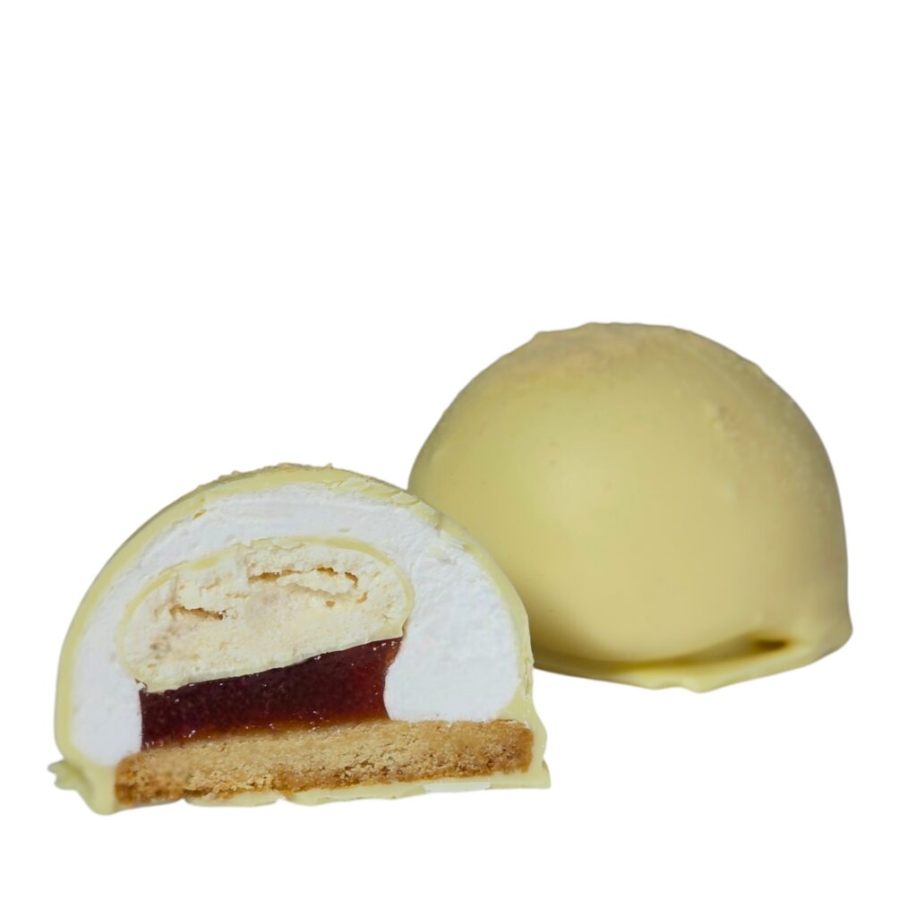 Peach Pavlova Teacake