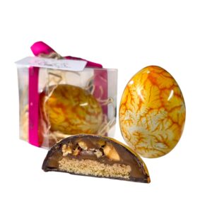 Roasted Nutty Caramel with Shortbread Easter Egg